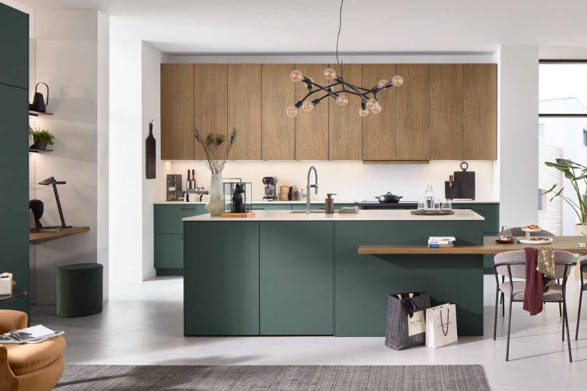 Ballerina Design Inselküche mit Esstisch