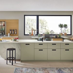 Ballerina Designküche mit Insel rund