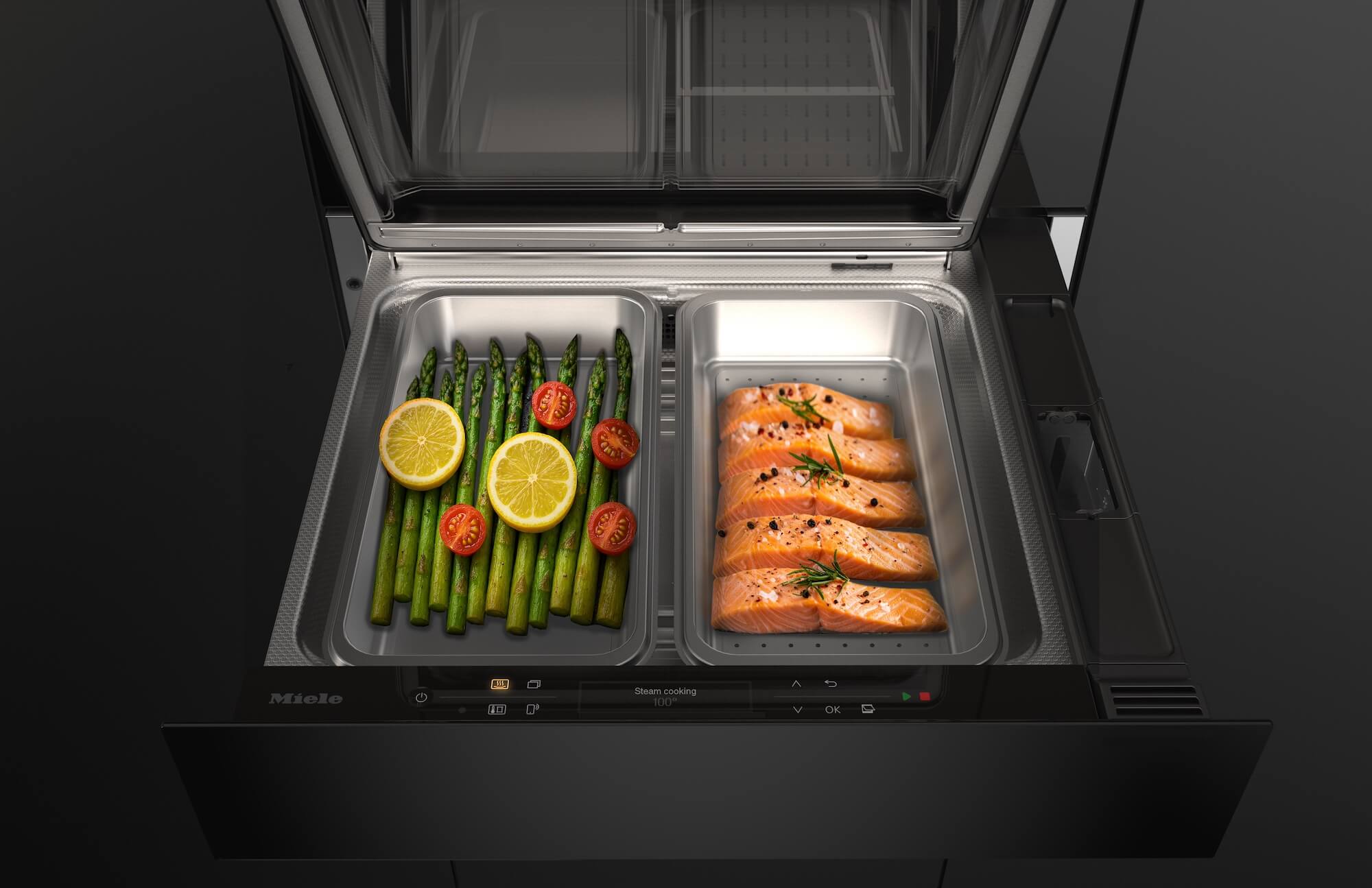 Miele-Dampfschublade-von-oben
