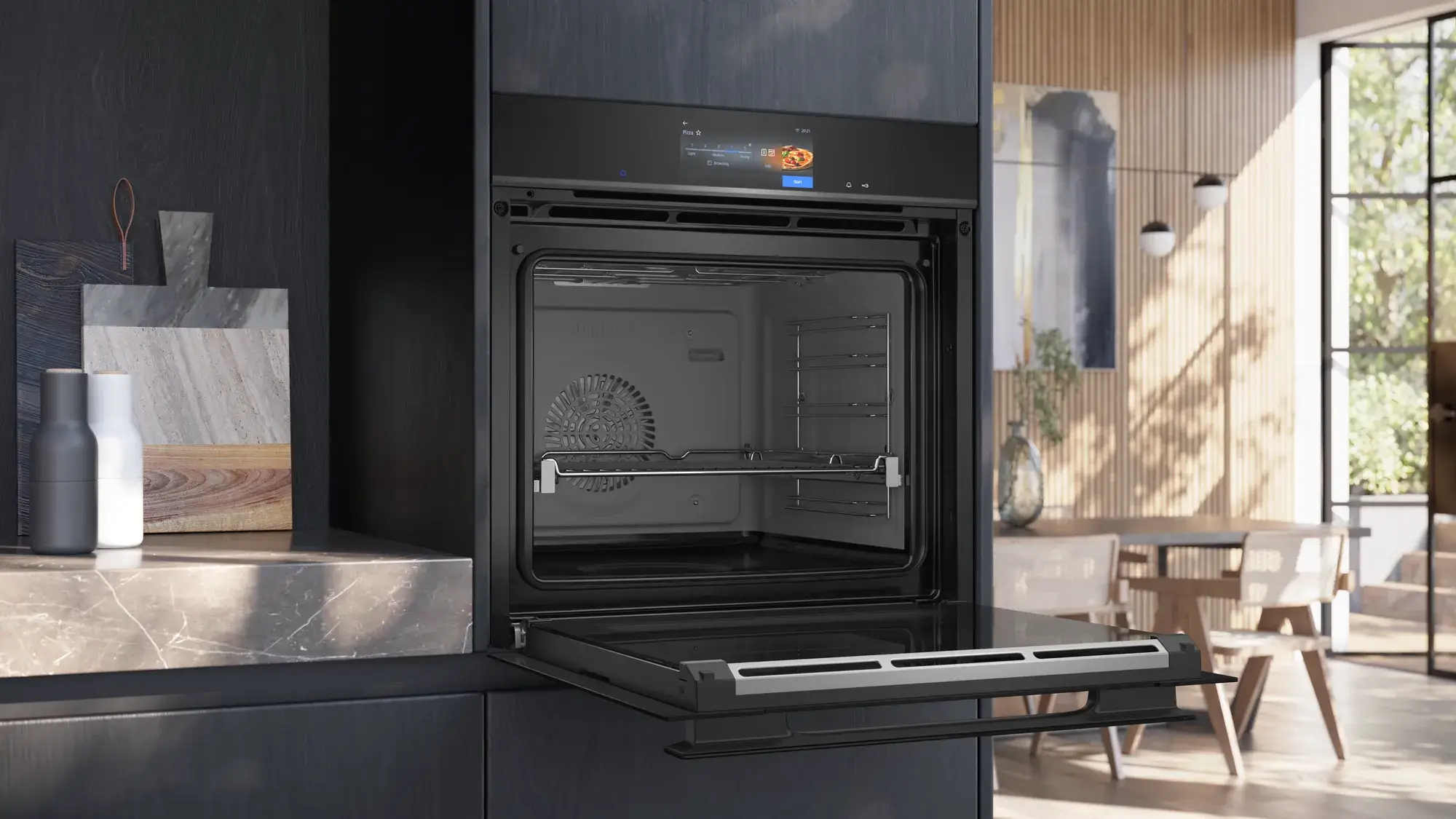 Siemens-iQ700-Backofen -geoeffnet